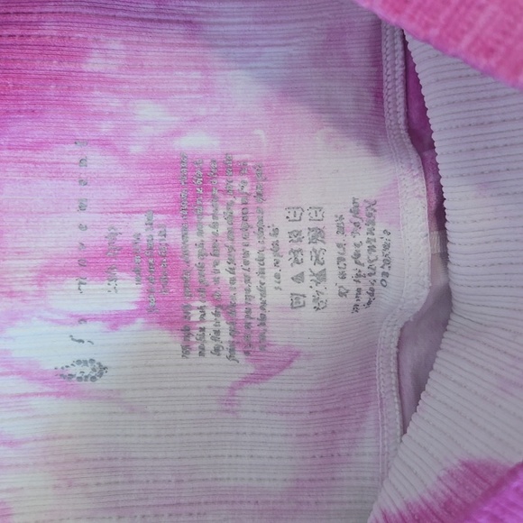 Free People Movment Good Karma Tie-Dye Leggings In Vivacious Pink Size XS/Small - Picture 7 of 11